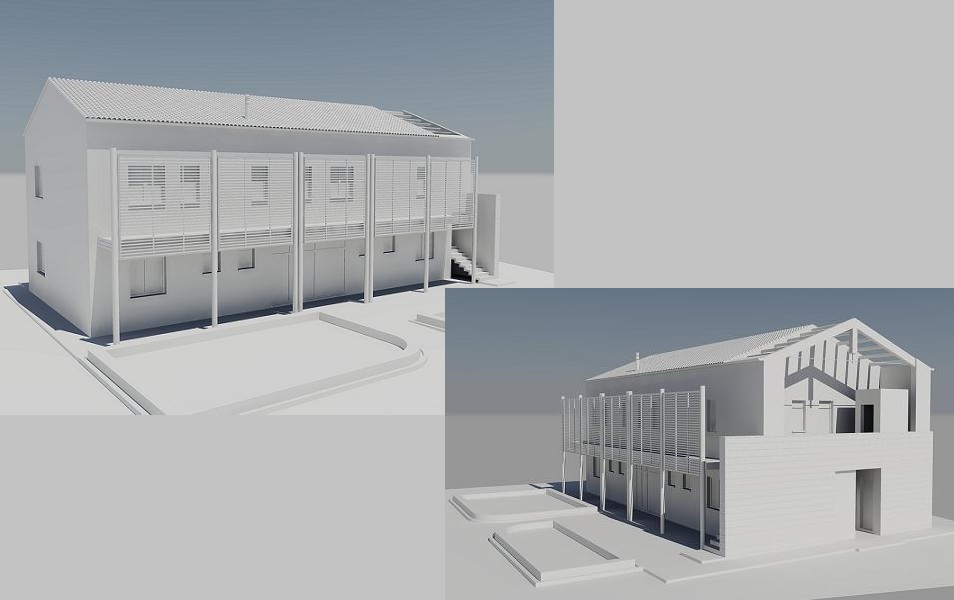 costruzione di un fabbricato ad uso ricettivo | Mira, Venezia | progettazione strutturale | 2015